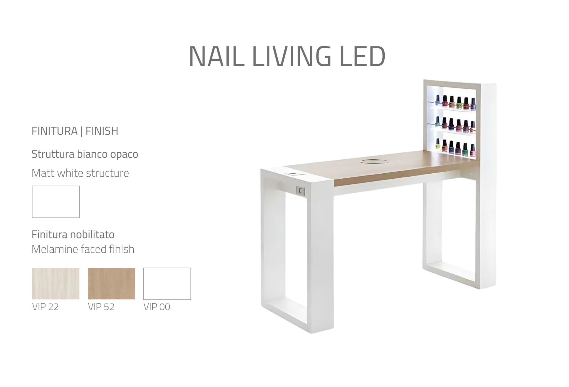 Tavolo Vismara Nail Living/Nail Living Led