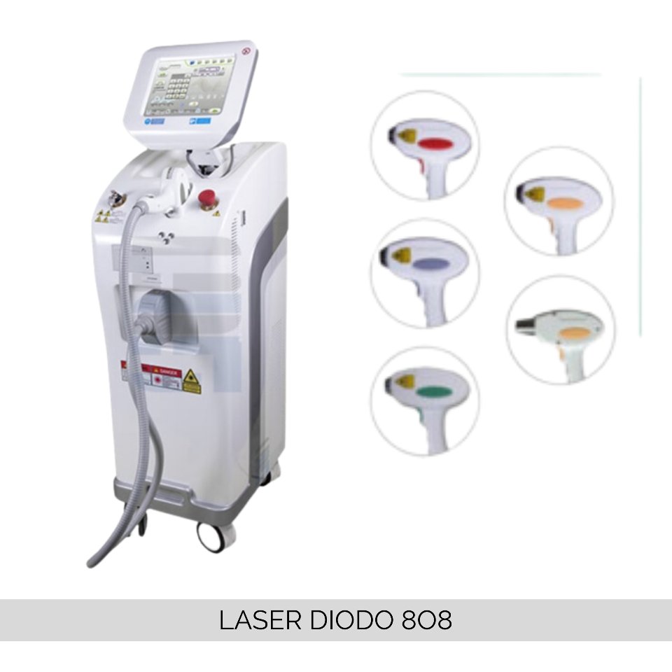 laser a diodo 808 carrellato