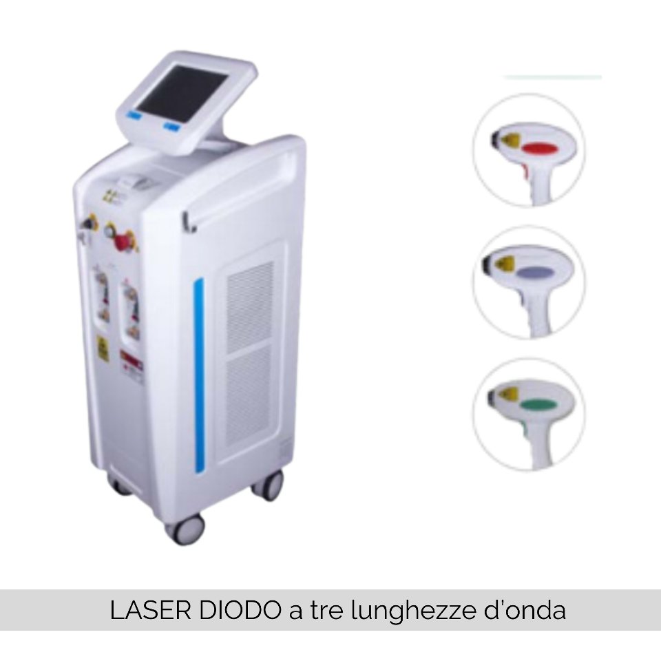 laser a diodo 808 carrellato