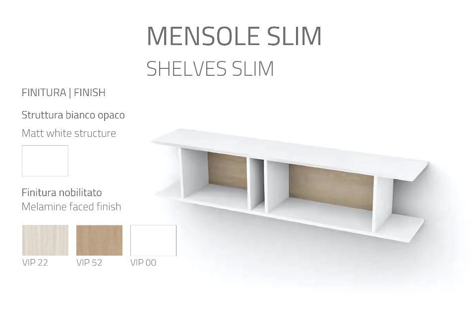 Mensole Vismara Slim