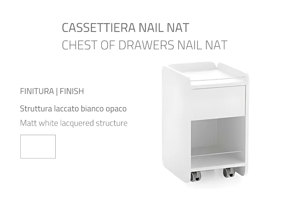 Cassettiera Vismara Nail Nat
