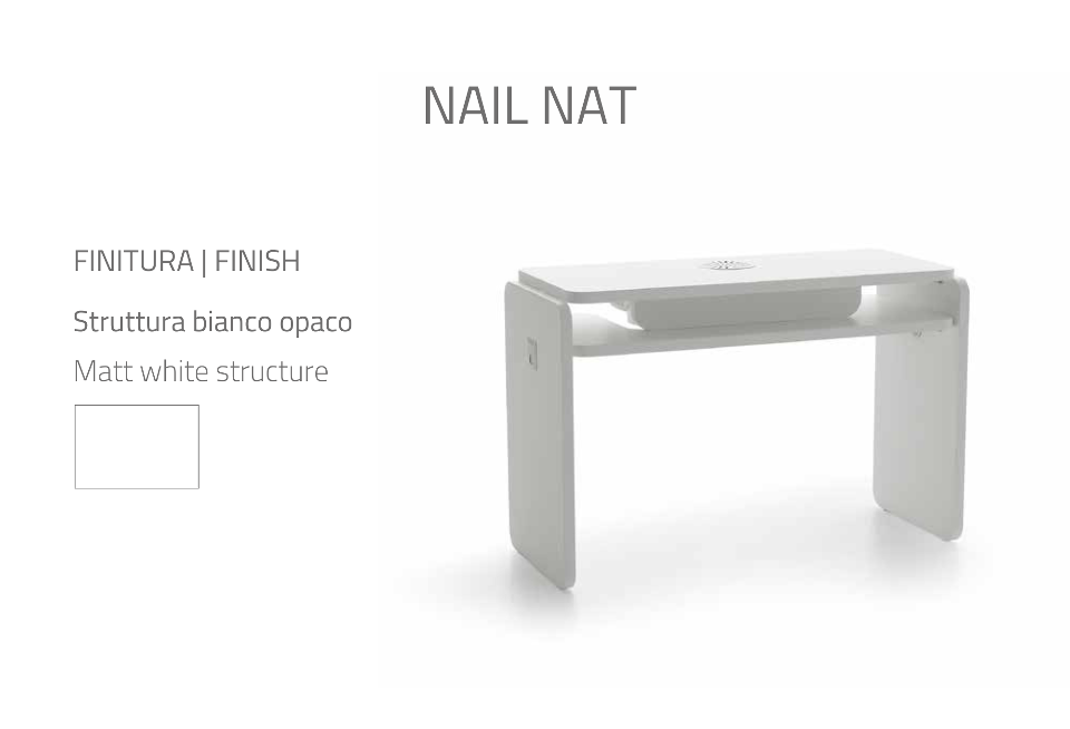 Tavolo Vismara Nail Nat/Nail Nat Led