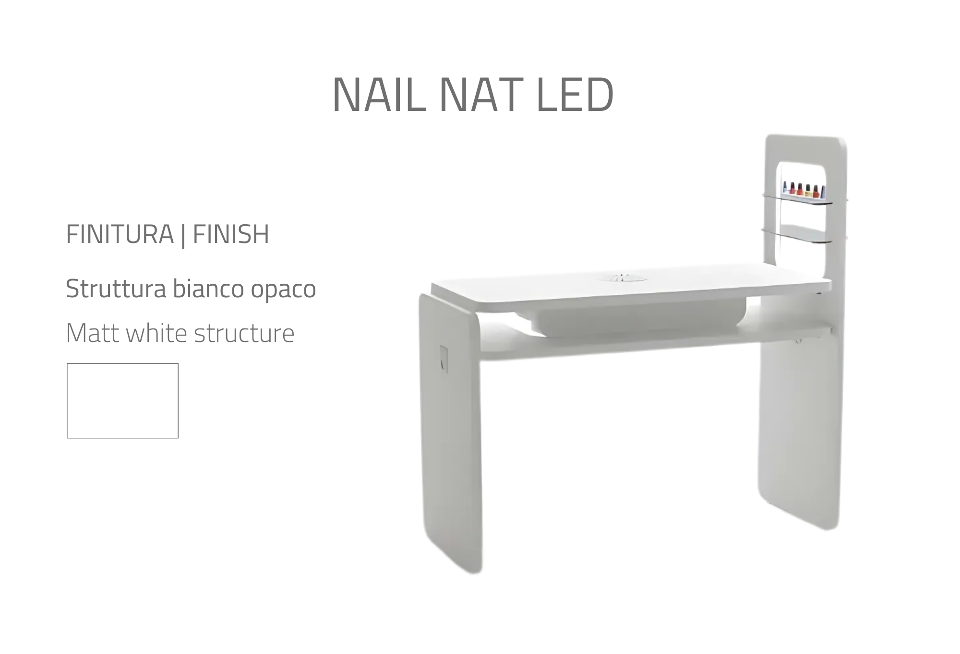 Tavolo Vismara Nail Nat/Nail Nat Led