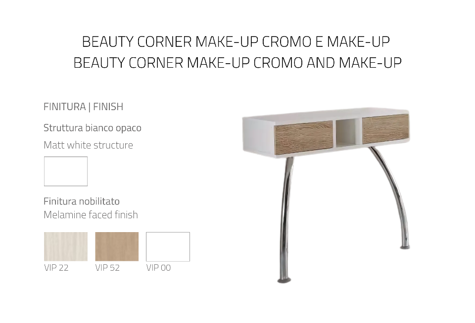 Mobile Vismara Make-up Cromo