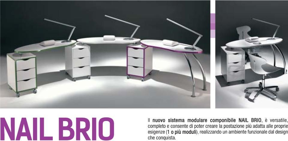 Tavolo da ricostruzione  2021 VISMARA  Tavolo Nail Brio Easy