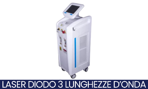 laser a diodo 808 carrellato