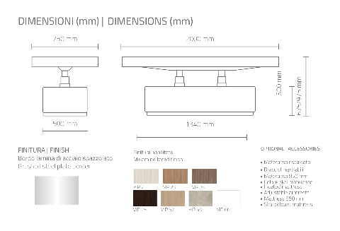 Lettino Vismara Nat Evo Plus