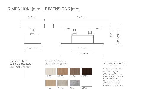 Lettino Vismara The Clair