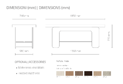 Lettino Vismara Flow