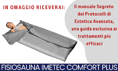 PROMOZIONE TEMPORIZZATA Fisiosauna Imetec Comfort Plus  - Termocoperta Estetica della Imetec IMETEC ELETTROSAUNA