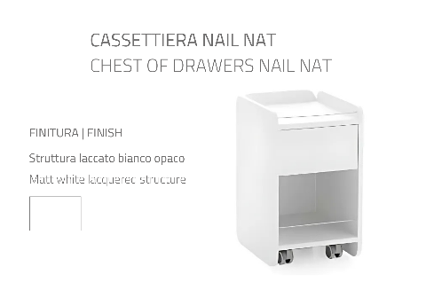 Cassettiera Vismara Nail Nat