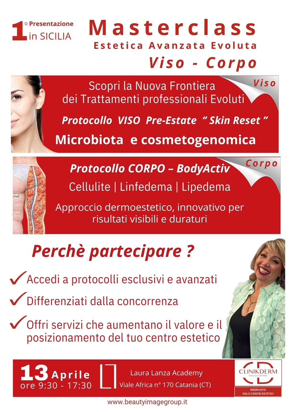 MASTERCLASS ESTETICA AVANZATA 13 APRILE 2026