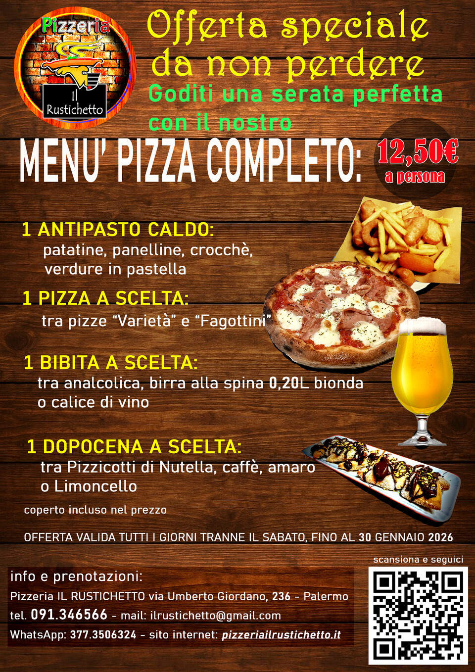Promo Menù Pizza Autunno 2025