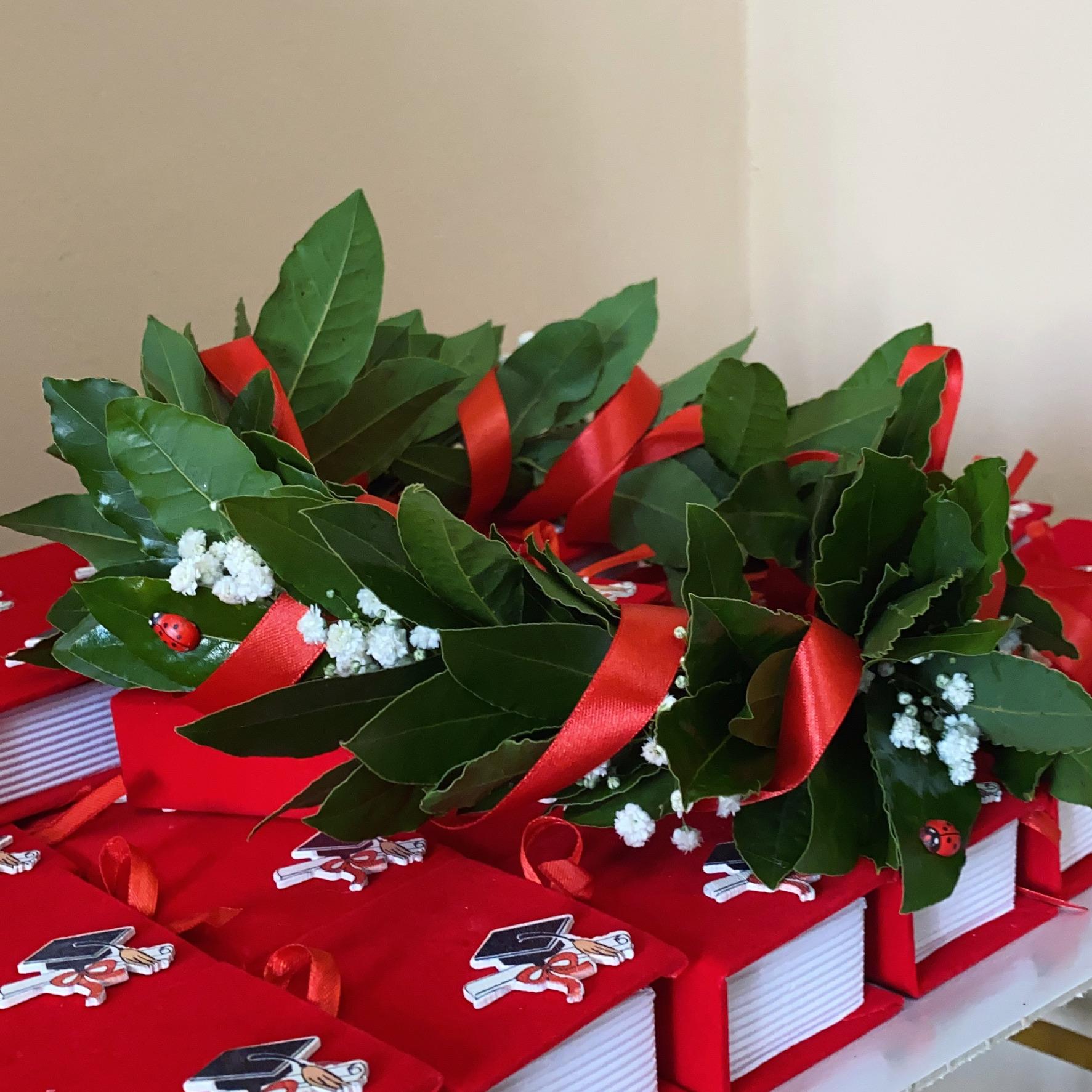 Corona d’alloro per Laurea Anna dei fiori A scelta