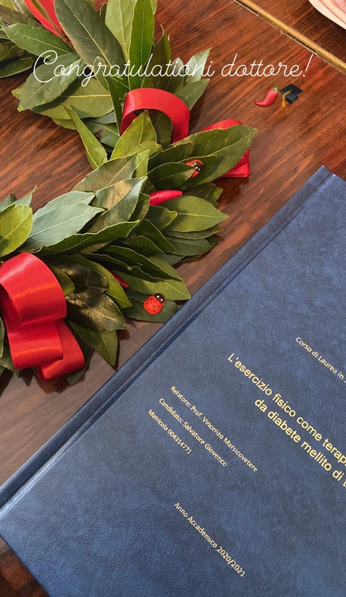 Corona d’alloro per Laurea Anna dei fiori A scelta