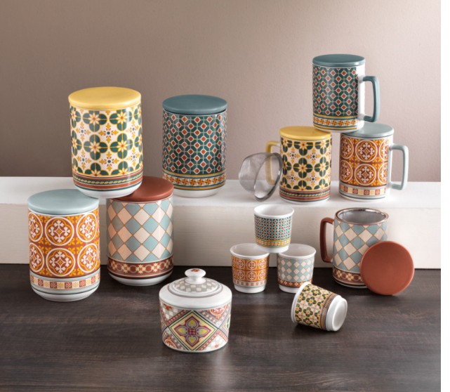 BARATTOLO LE CEMENTINE NEW BONE CHINA Brandani Le Cementine collection