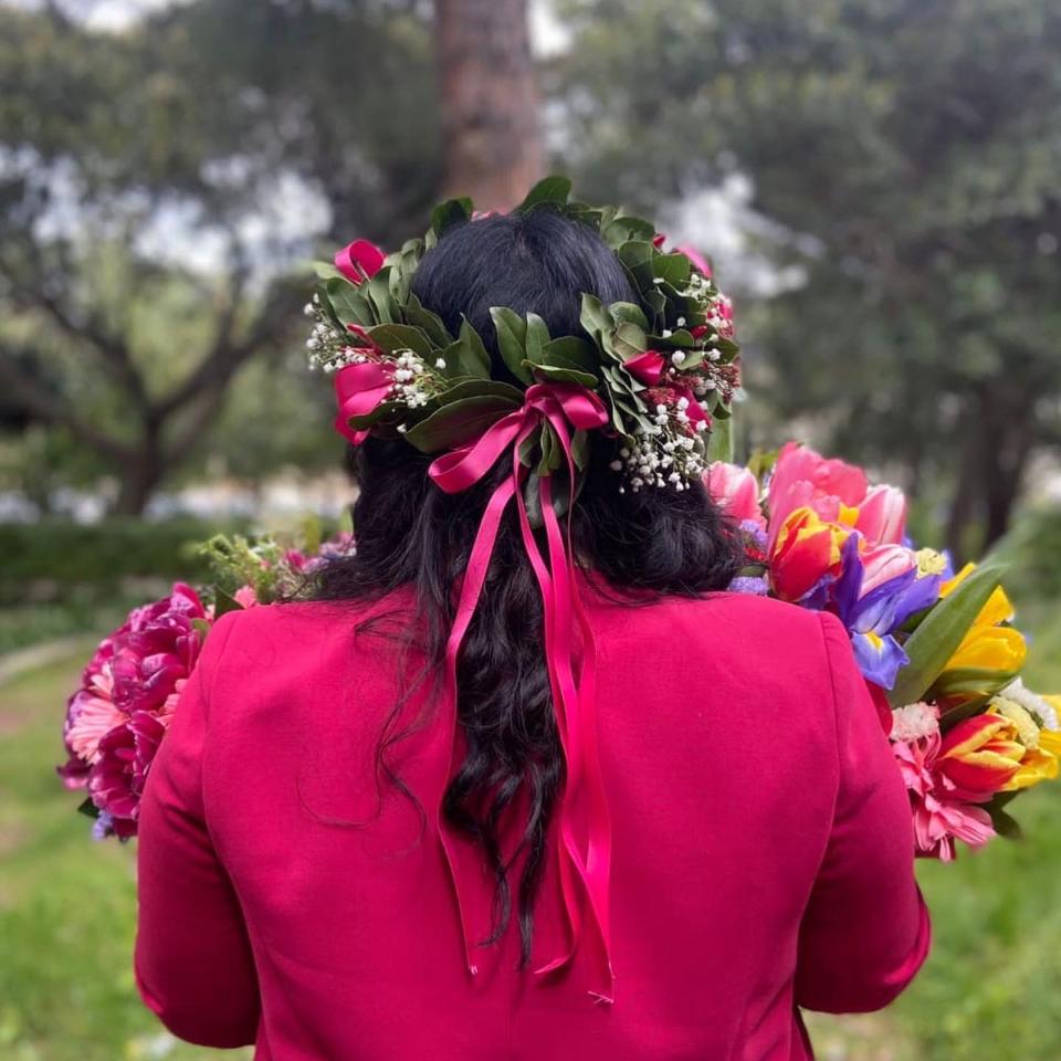 Corona d’alloro per Laurea Anna dei fiori A scelta