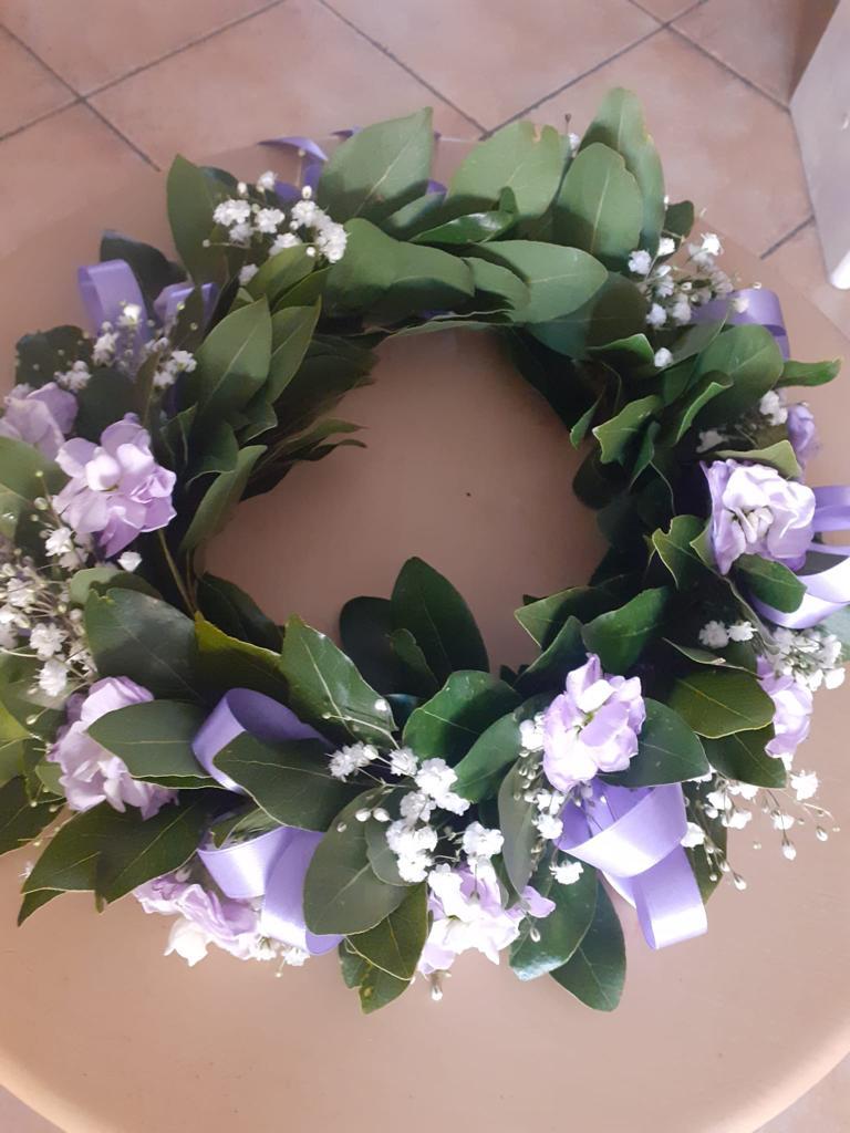 Corona d’alloro per Laurea Anna dei fiori A scelta