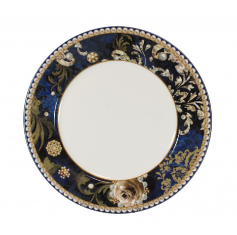 Servizio di piatti da tavola 18 pezzi Brandani Coll. Danubio Blu
