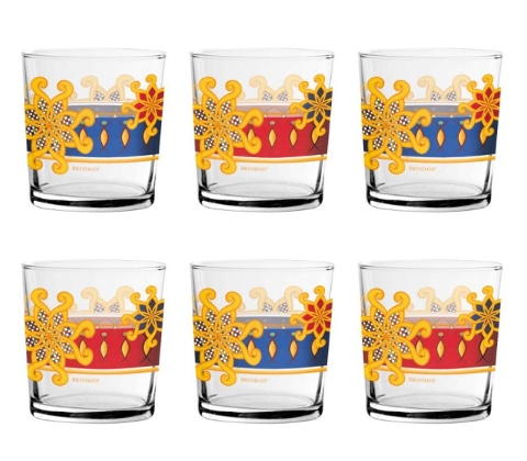 Set bicchieri 6pz MIAMI Brandani Miami Collection