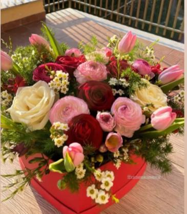 Flowe box - fiori in scatola Anna dei Fiori Vendita online e Consegna