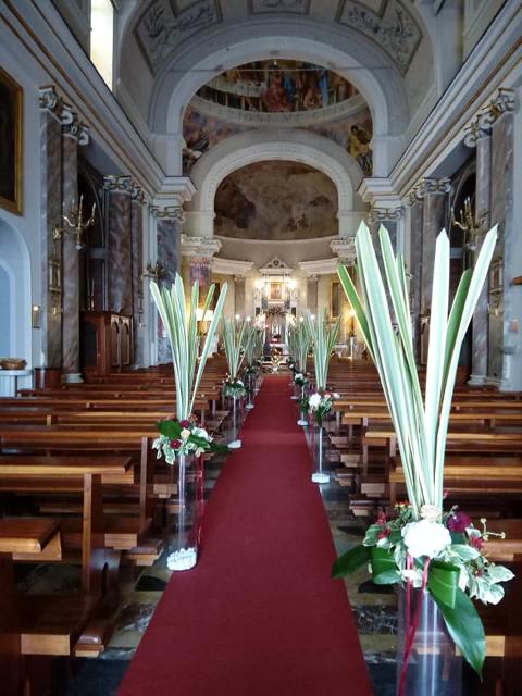 Addobbi Floreali Matrimonio Navata Anna dei Fiori