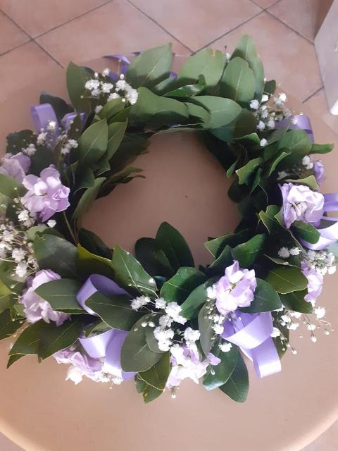 Corona d’alloro per Laurea Anna dei fiori A scelta