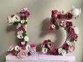 Lettera/numero con fiori recisi Anna dei fiori flower box
