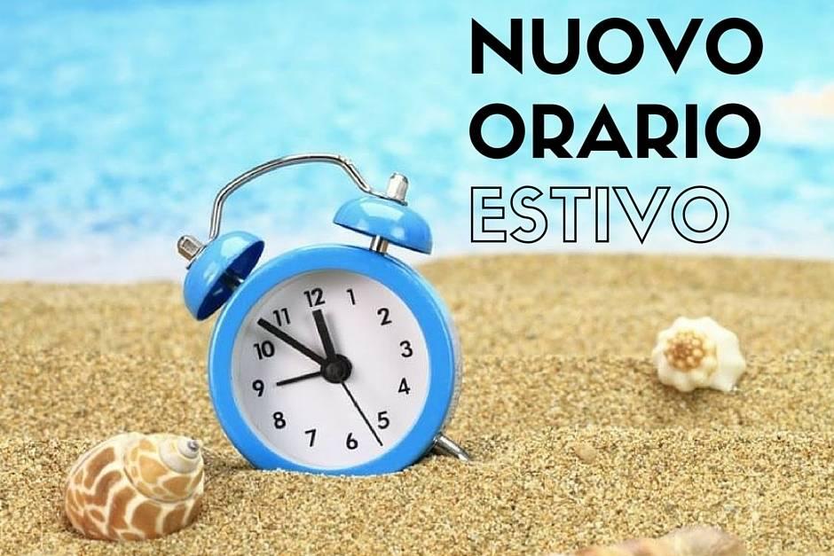 ORARIO ESTATE 2026