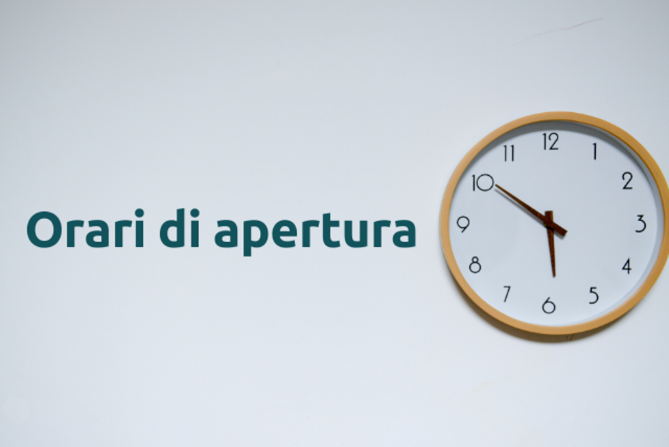 ORARI APERTURA