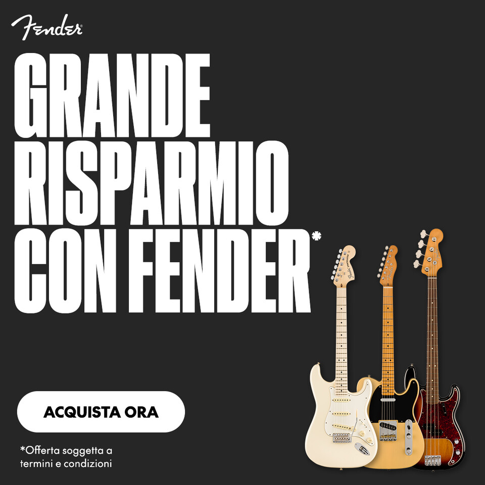 PROMO FENDER SU ARTICOLI SELEZIONATI