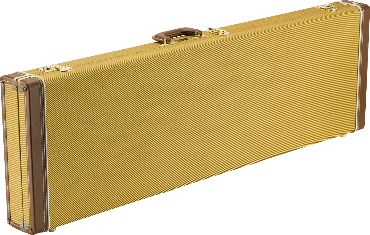 FENDER CLASSIC SERIES WOOD TWEED CASE PRECISION BASS JAZZ BASS