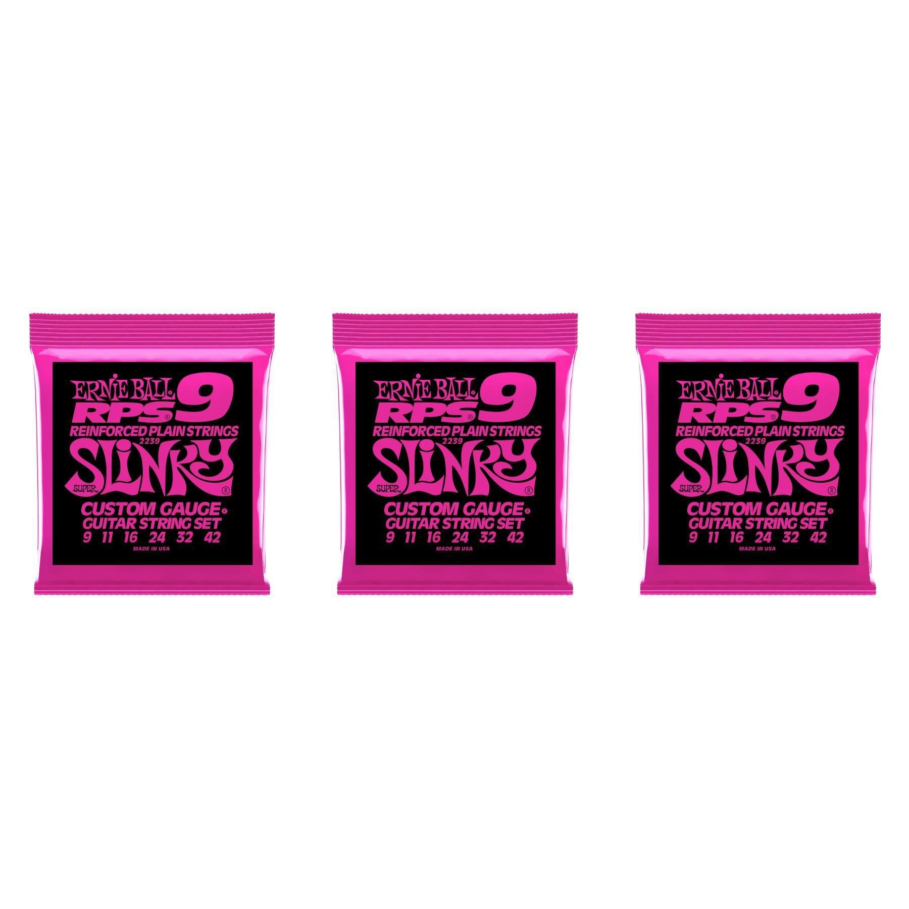 ERNIE BALL 2239 RPS10 SUPER SLINKY CONFEZIONE 3 MUTE