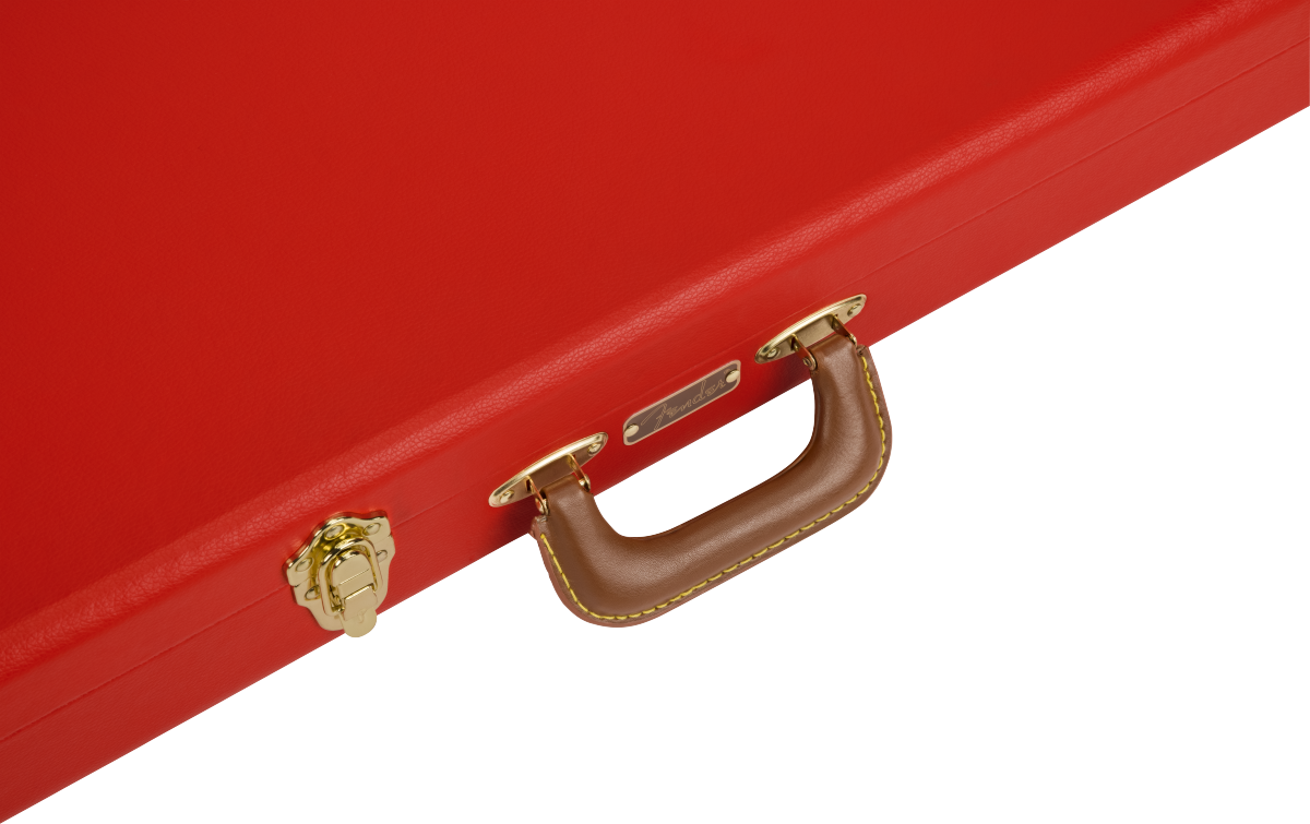 FENDER CLASSIC SERIES WOOD CASE STRAT/TELE FIESTA RED