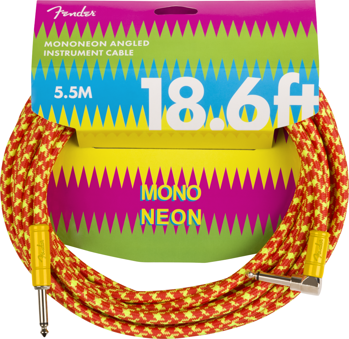 FENDER MONONEON CABLE ORANGE 5,5 Mt