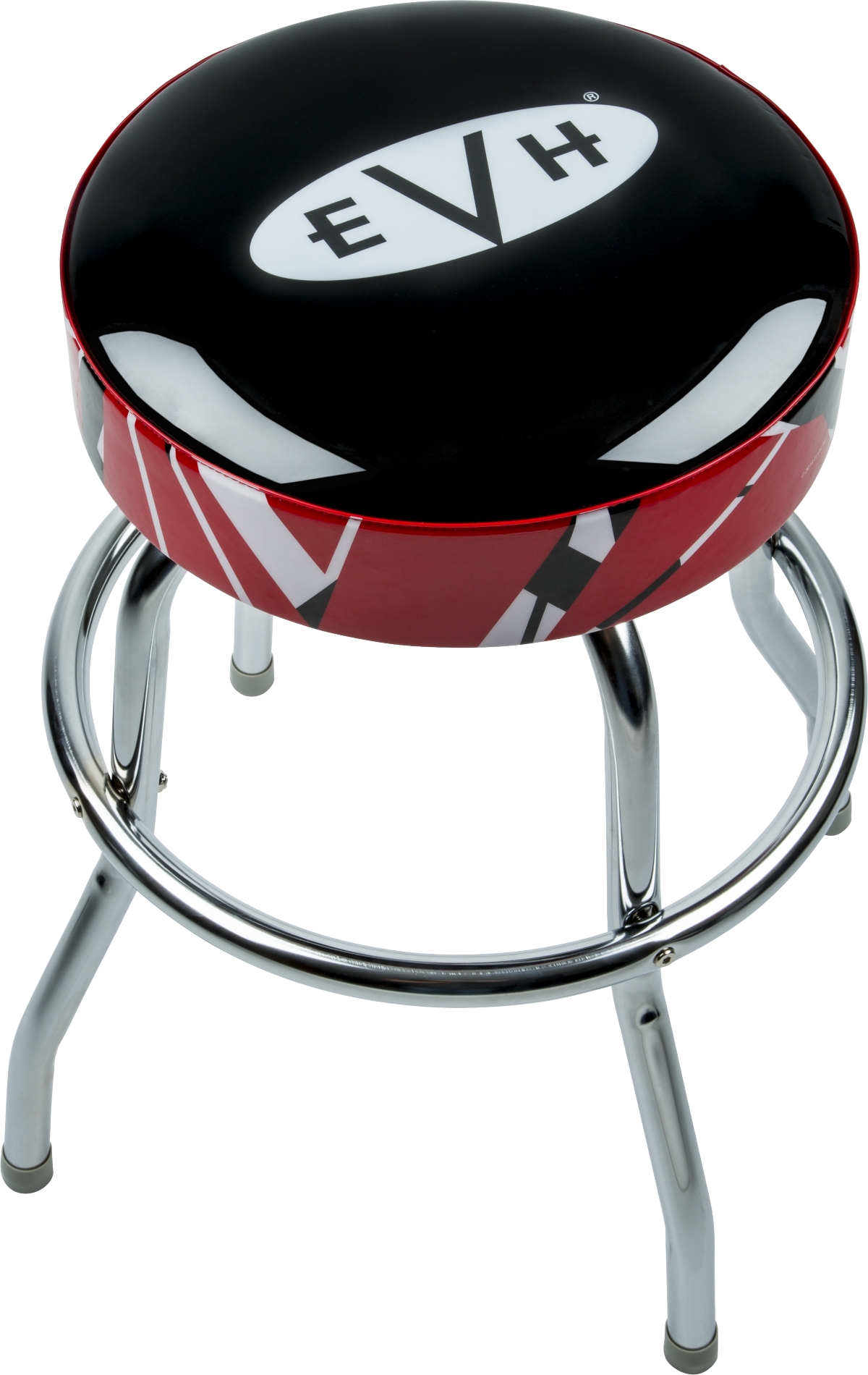 EVH LOGO WITH STRIPED TRIM BARSTOOL 24"
