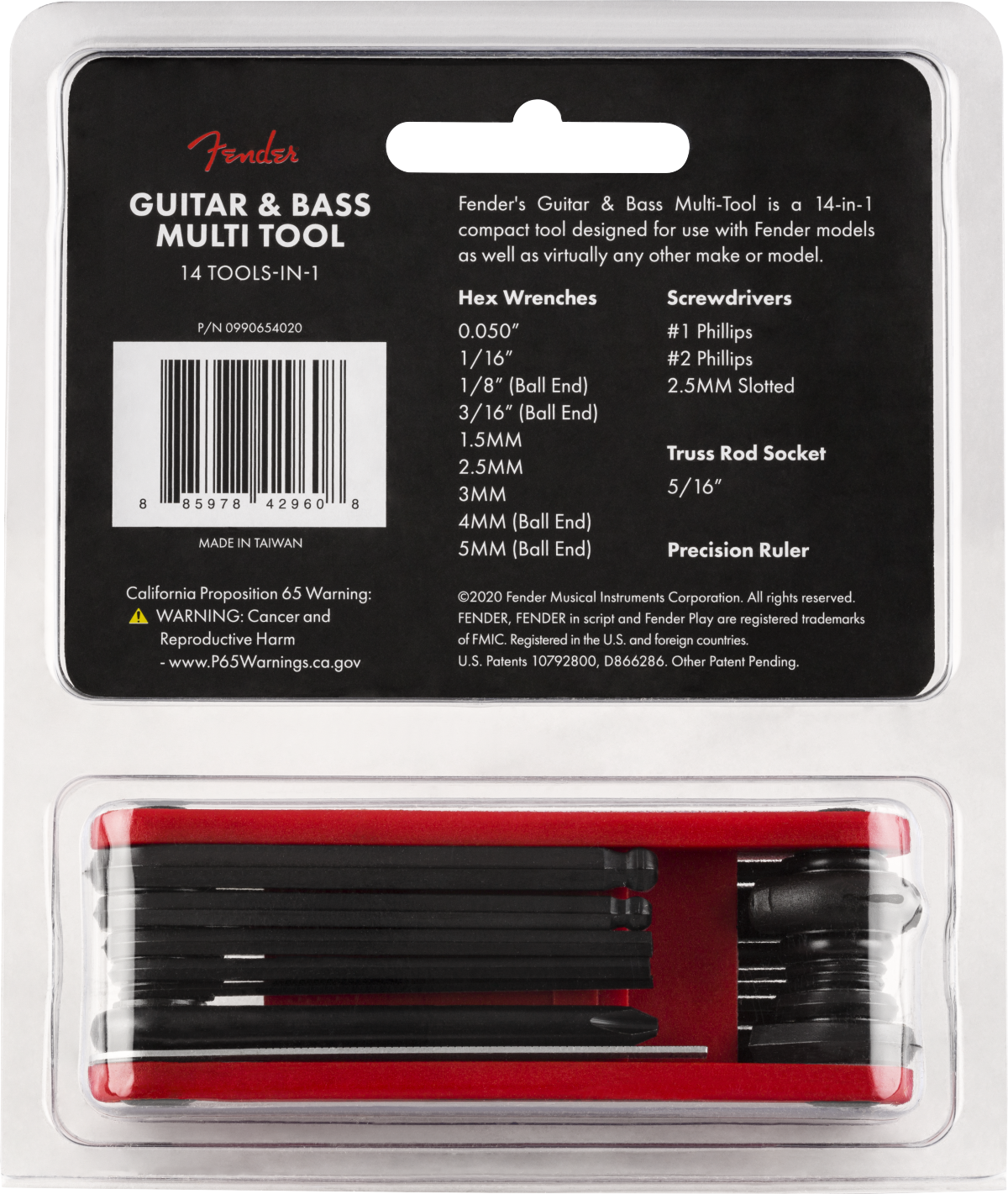 FENDER GUITAR BASS MULTI TOOL