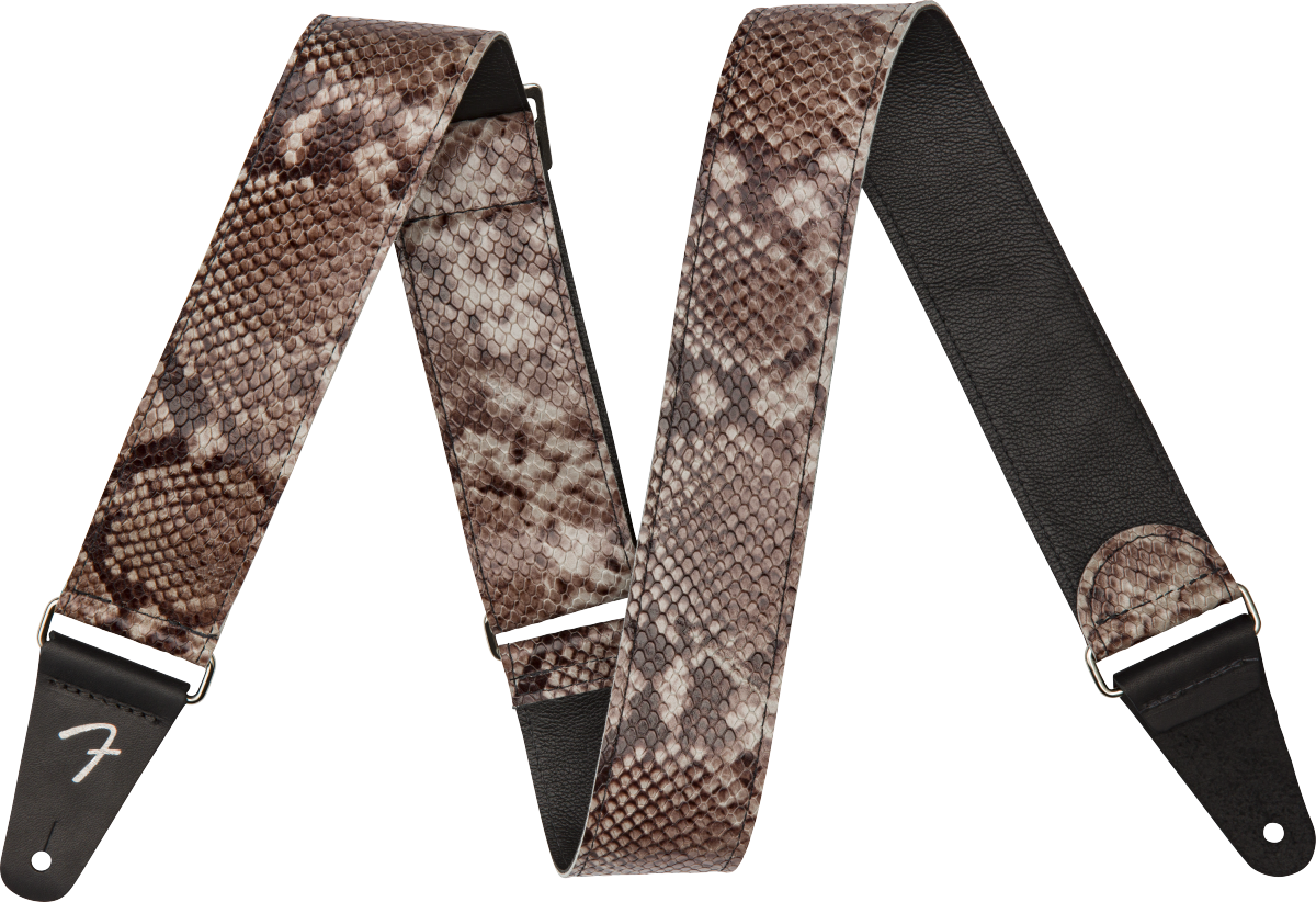FENDER WILD FAUX SNAKESKIN LEATHER STRAP