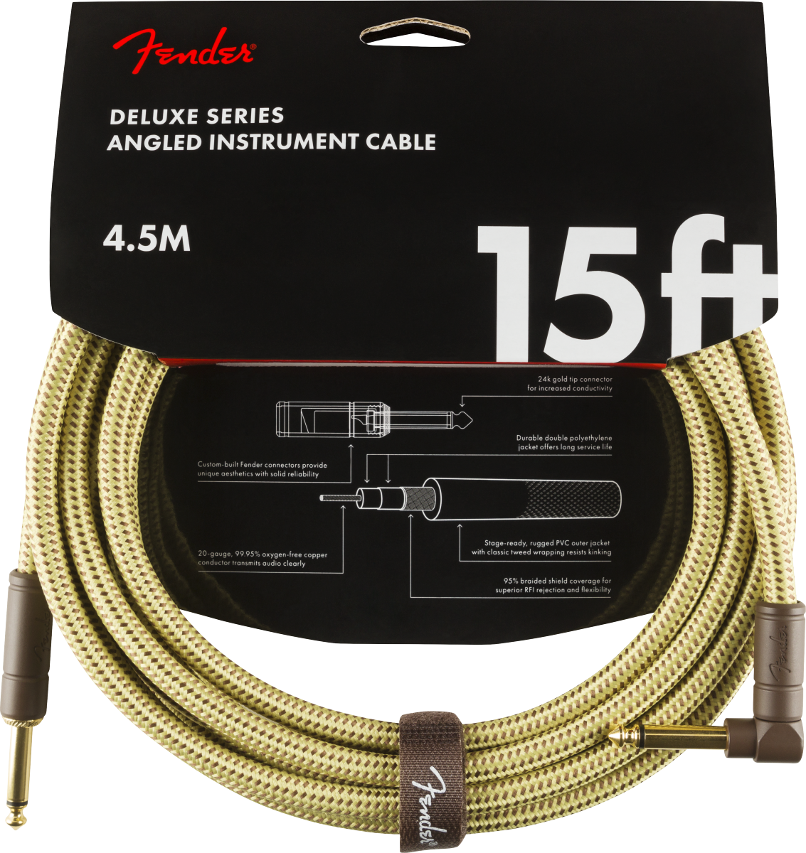 FENDER DELUXE SERIES ANGLE TWEED 4,5 Mt.