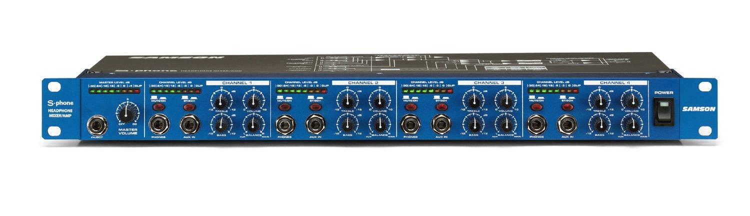 SAMSON S-PHONE AMPLIFICATORE PER CUFFIE 4 CANALI
