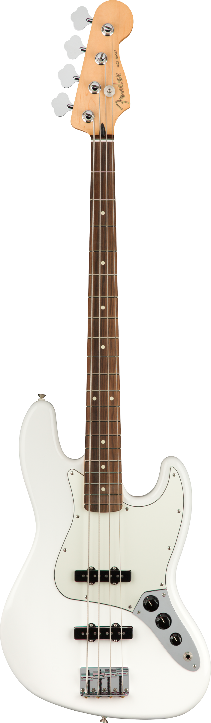 FENDER PLAYER JAZZ BASS PF POLAR WHITE CON BORSA IN OMAGGIO