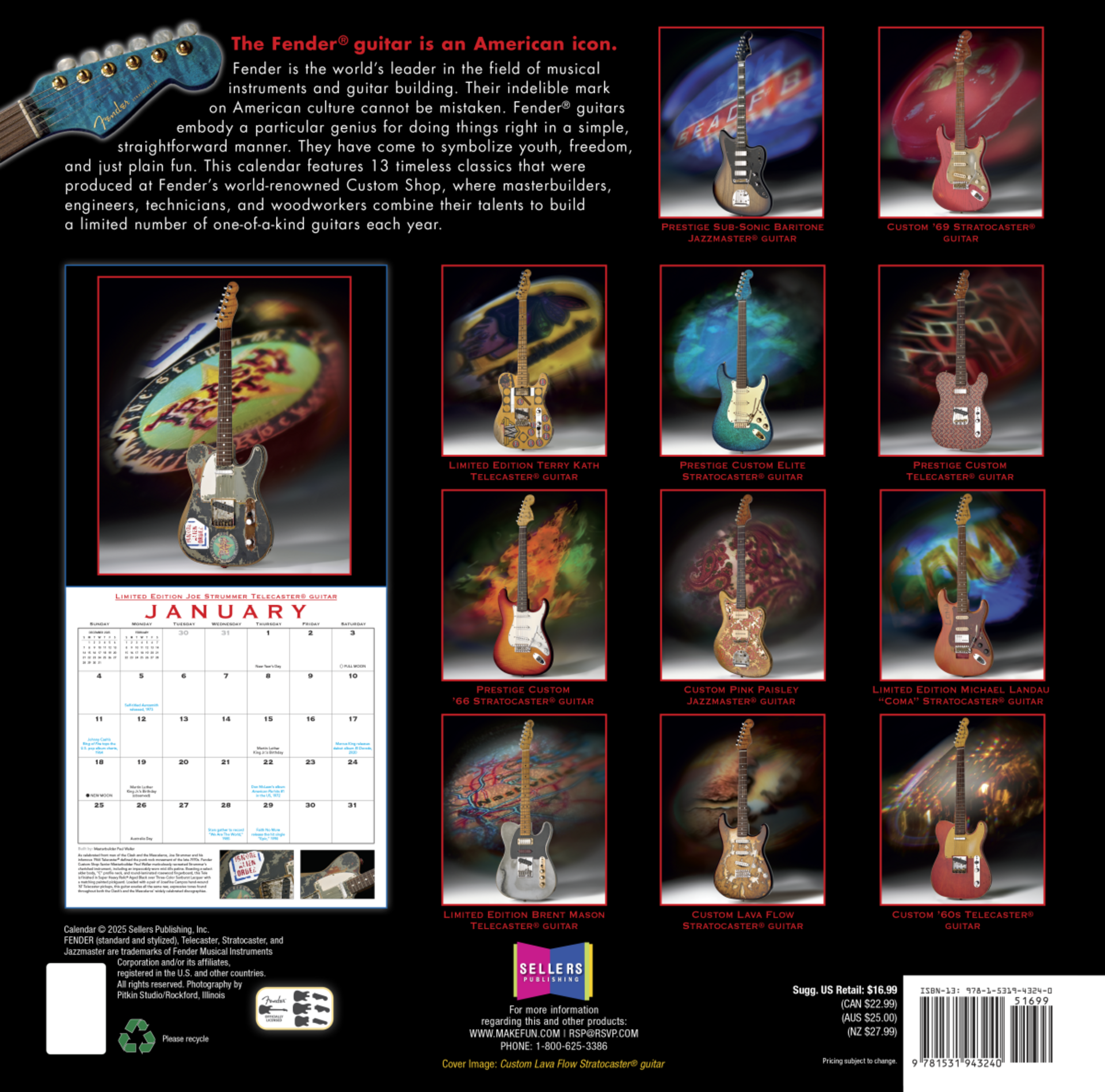 FENDER CALENDARIO 2026