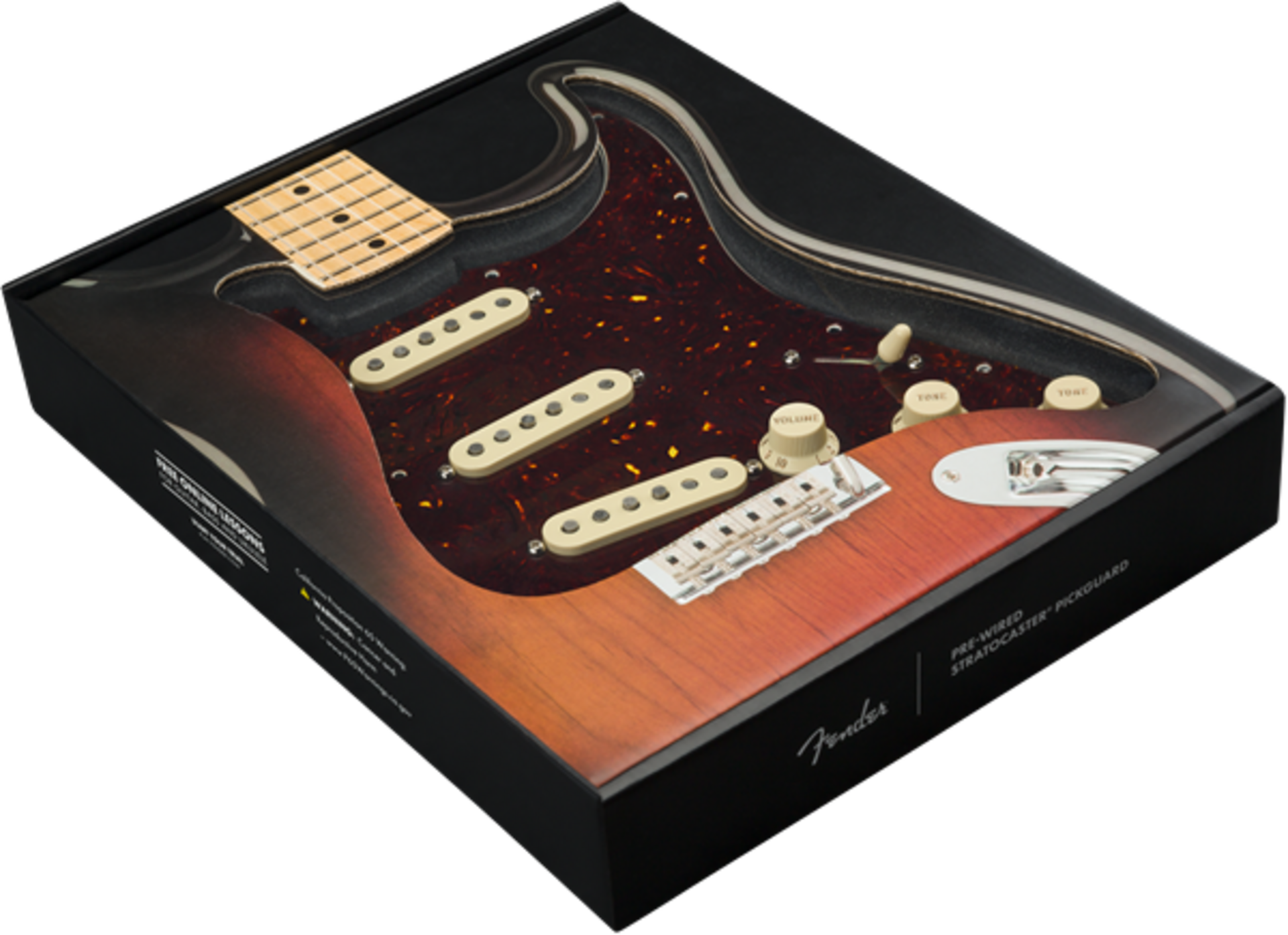 FENDER PRE WIRED STRAT PICKGUARD SSS CUSTOM SHOP '69 TORTOISE SHELL