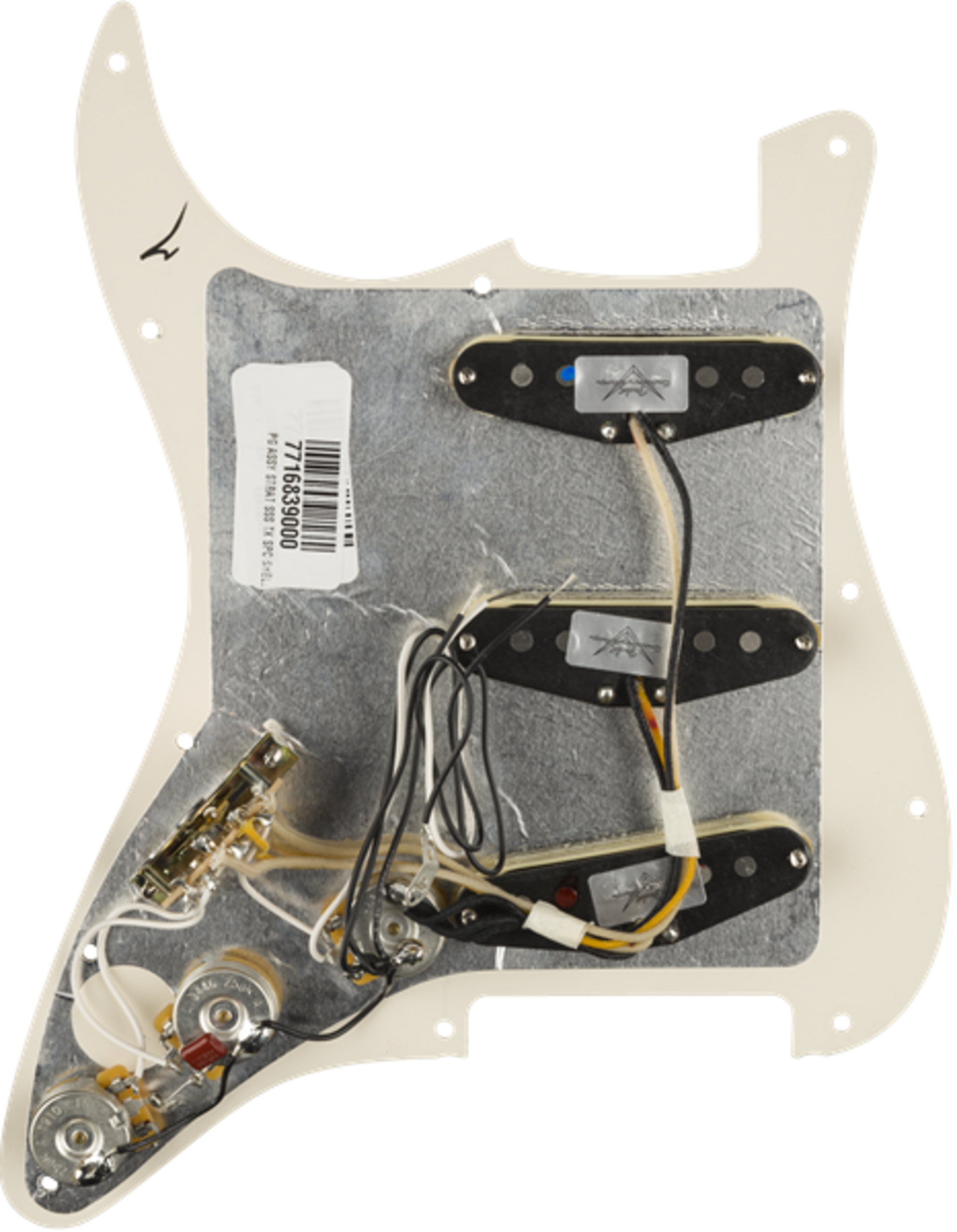FENDER PRE WIRED STRAT PICKGUARD SSS CUSTOM SHOP TEXAS SPECIAL TORTOISE SHELL