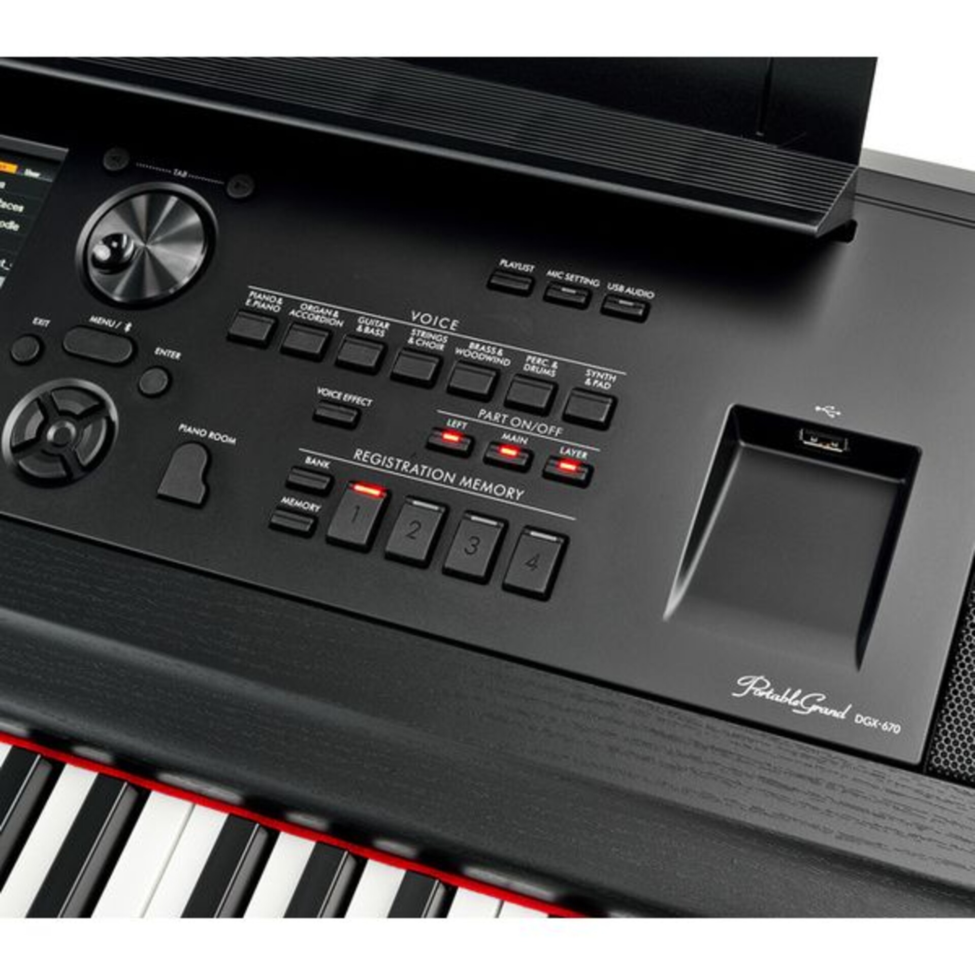 YAMAHA DGX670 BLACK