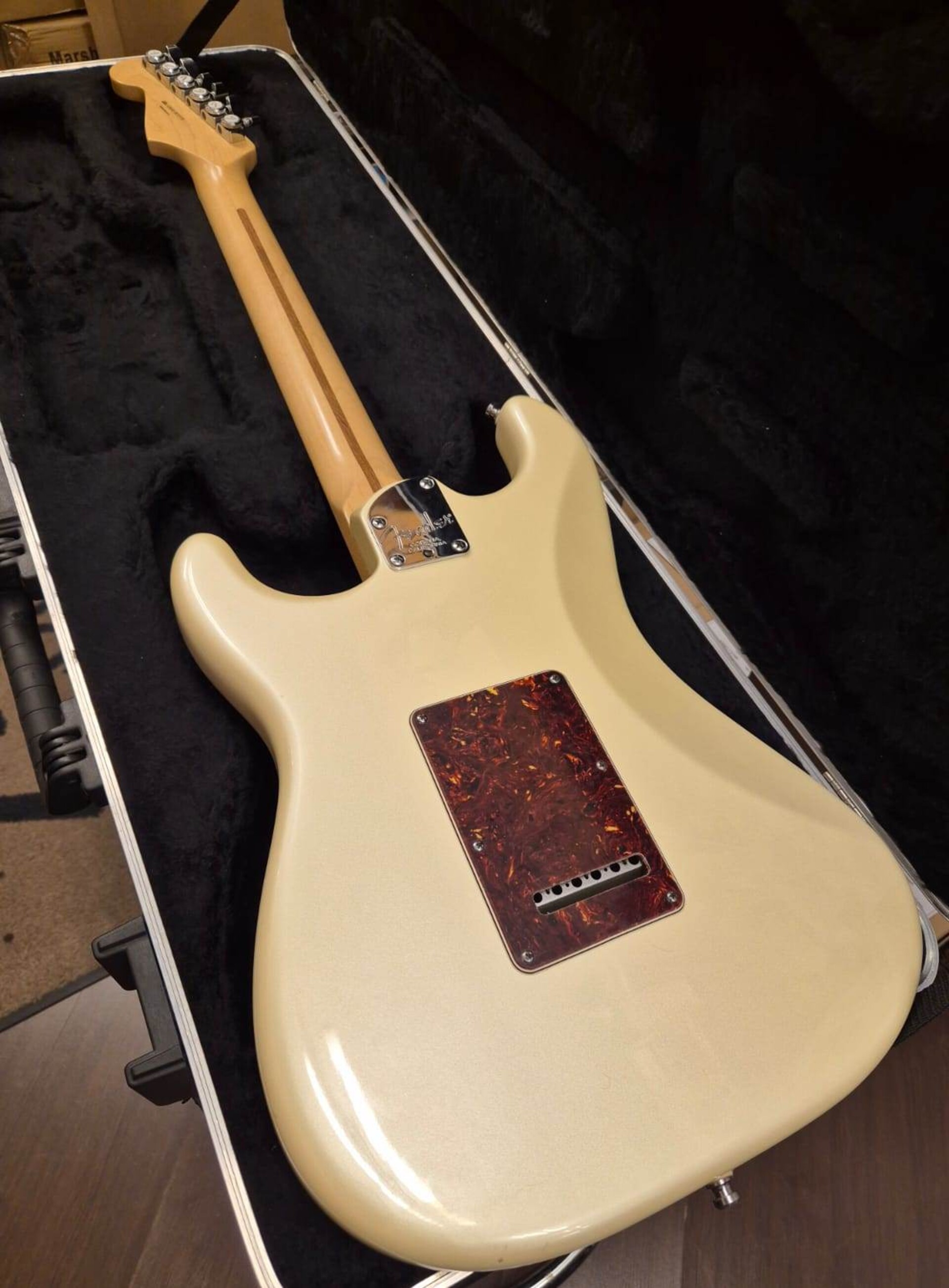 FENDER AMERICAN DELUXE STRATOCASTER OLYMPIC PEARL