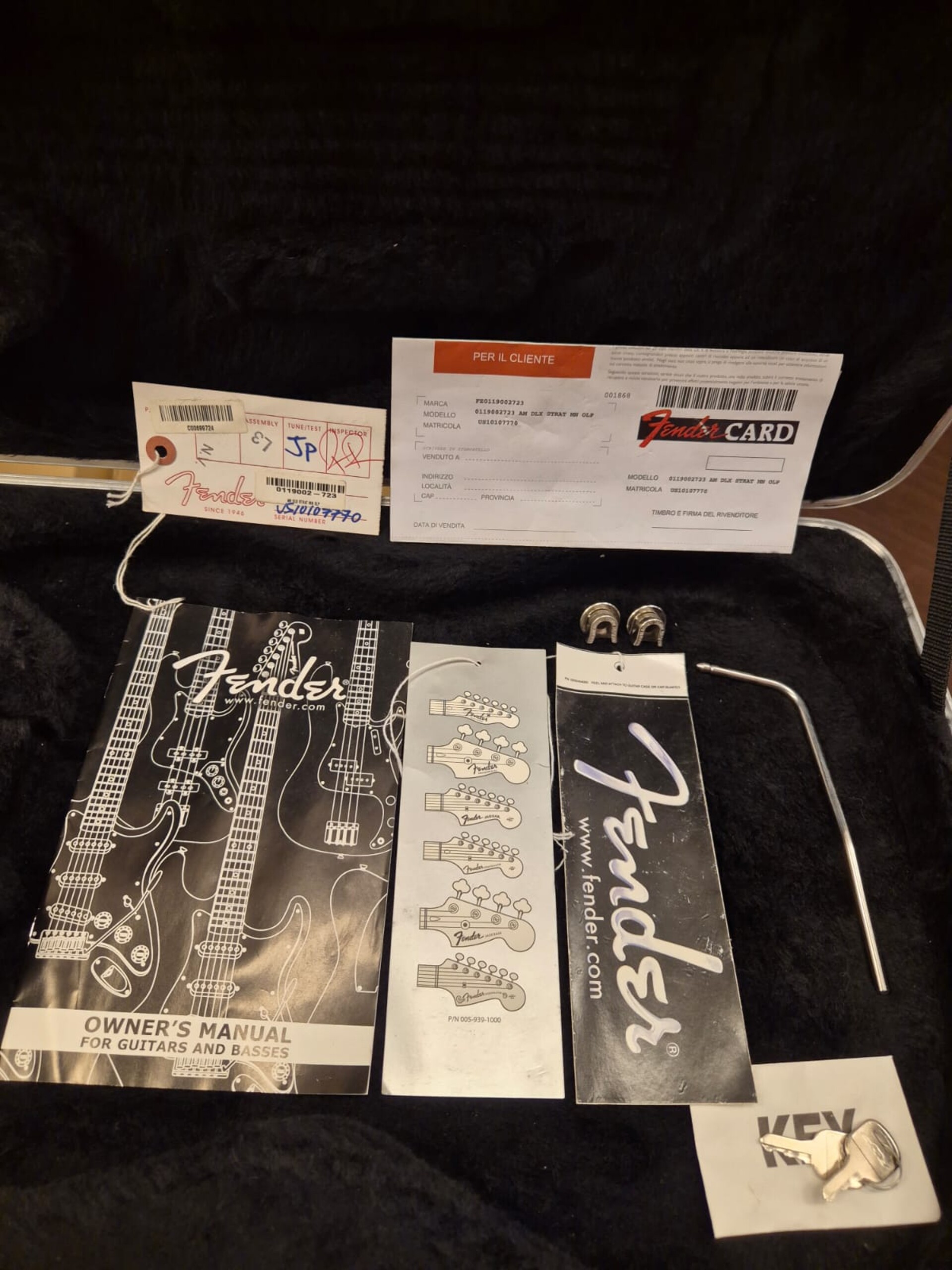 FENDER AMERICAN DELUXE STRATOCASTER OLYMPIC PEARL