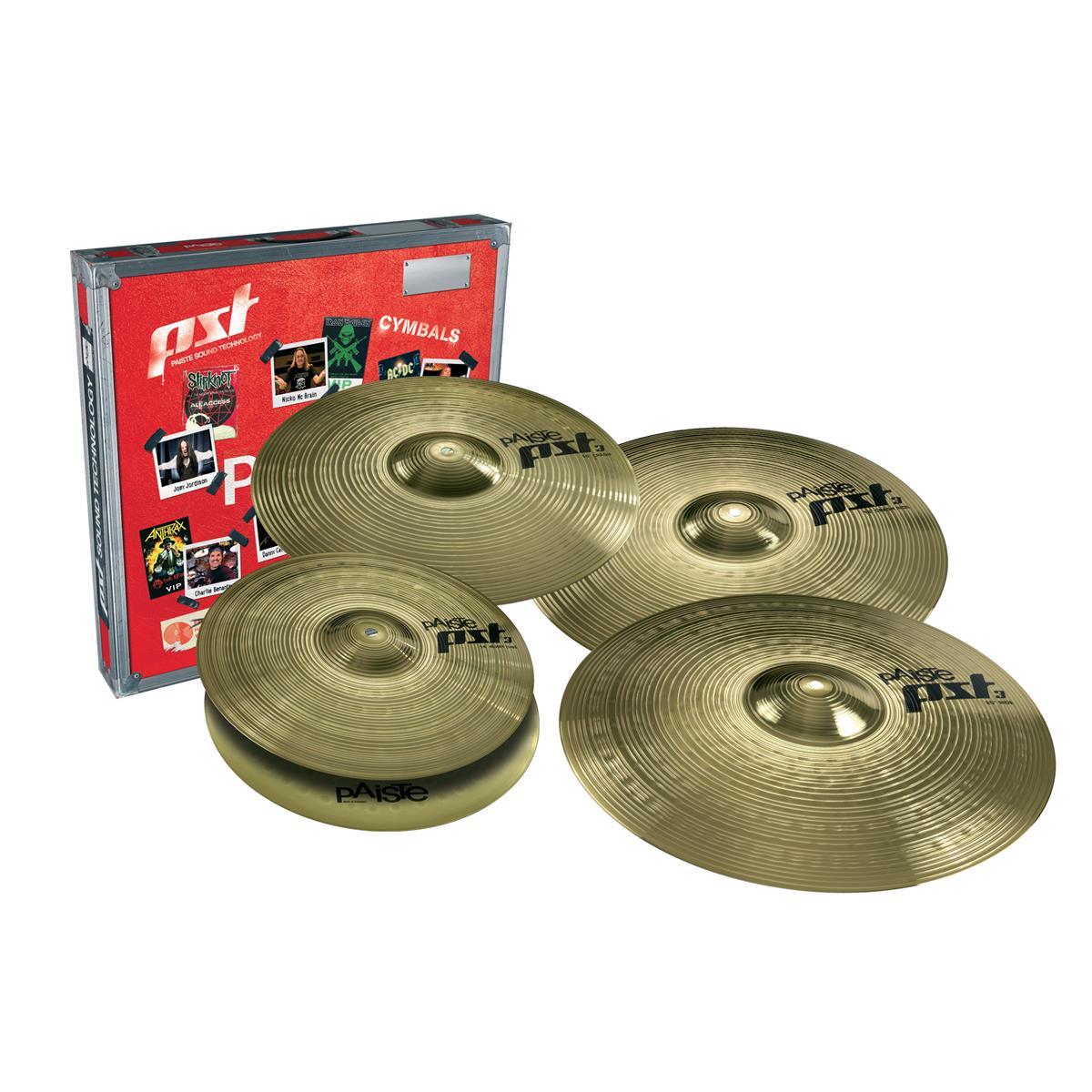 PAISTE PST3 UNIVERSAL SET 4 PIATTI
