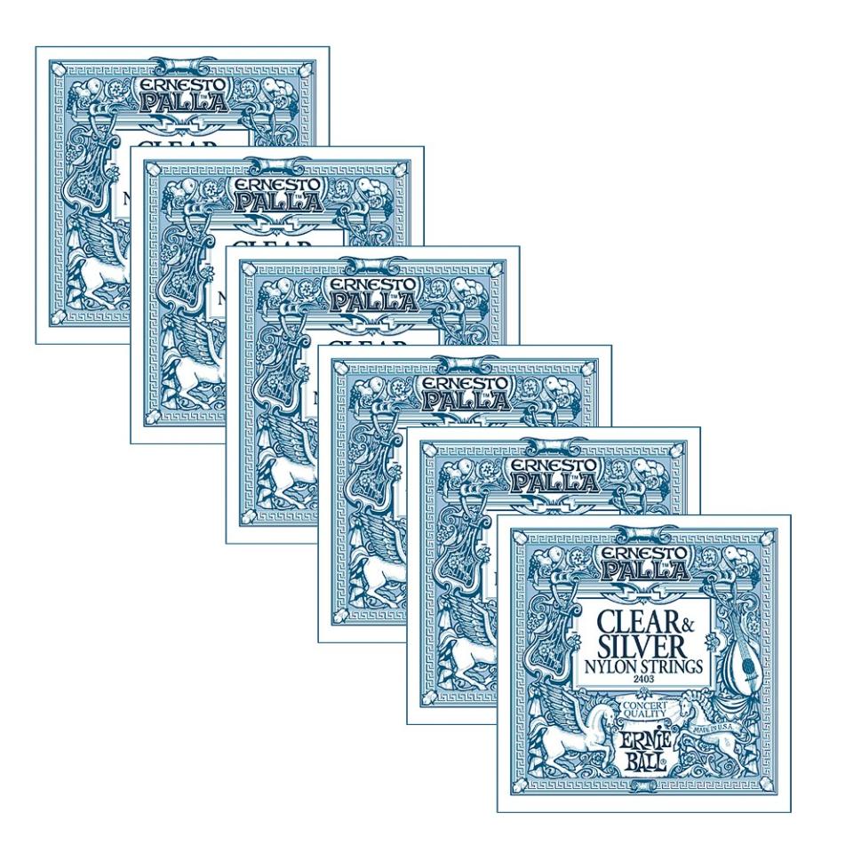 ERNIE BALL 2403 PER CHITARRA CLASSICA CONFEZIONE 6 MUTE