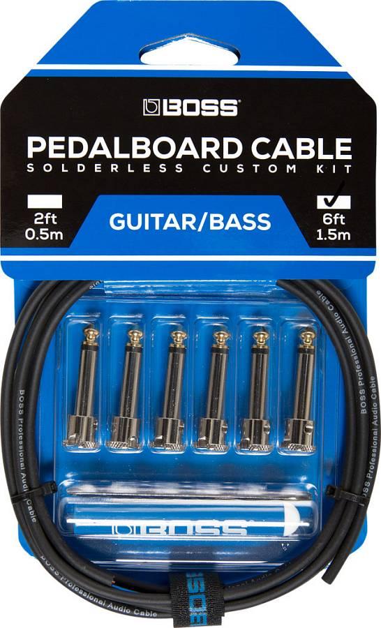 BOSS BCK6 SOLDERLESS PEDALBOARD CABLE KIT